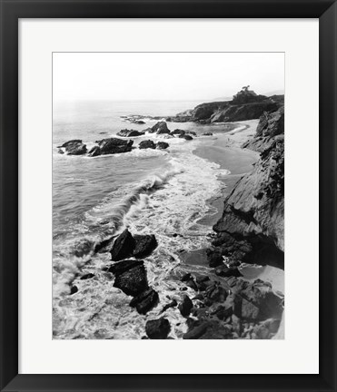 Framed 1910s Circa 1918 Arch Beach Laguna California Usa Print