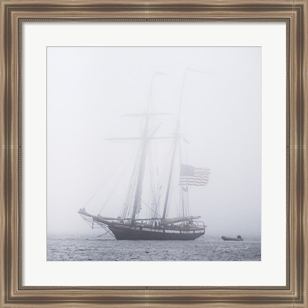 Framed Through the Mist Print