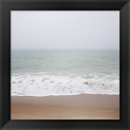 Framed Walk on the Beach Print