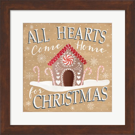 Framed Christmas Cheer VII Print