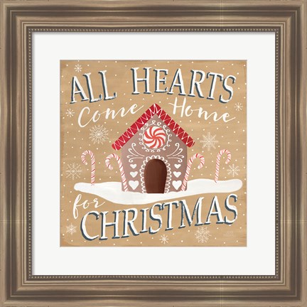 Framed Christmas Cheer VII Print