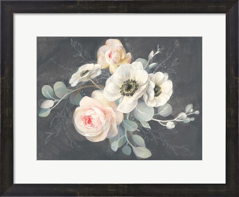 Framed Roses and Anemones Print