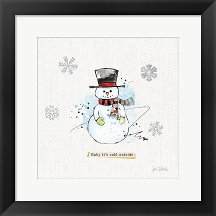 Framed Thoughtfully Frozen II Print