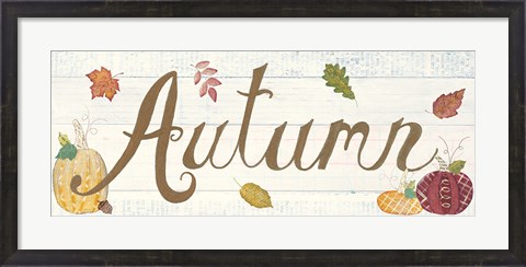 Framed Autumn Bounty IV Print