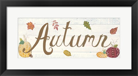 Framed Autumn Bounty IV Print