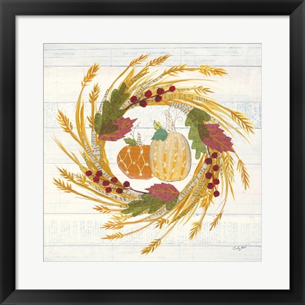 Framed Autumn Bounty II Print