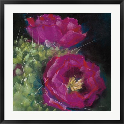 Framed Blooming Succulent III Print