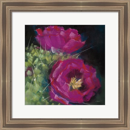 Framed Blooming Succulent III Print