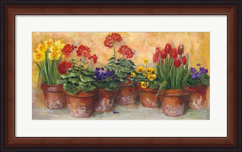 Framed Spring in the Greenhouse Print