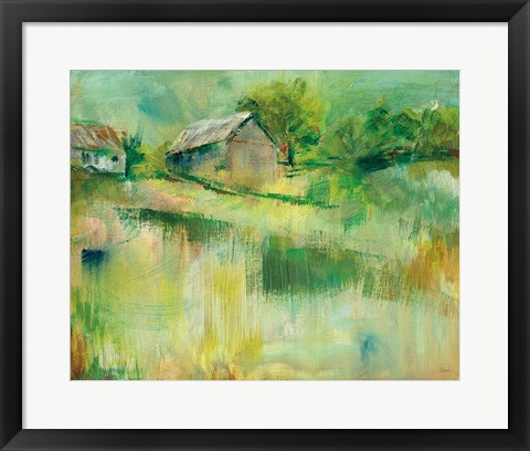 Framed September Barns Print