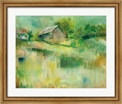 Framed September Barns Print