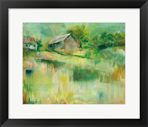 Framed September Barns Print