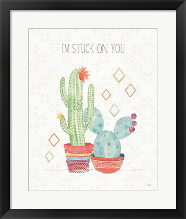 Framed Sweet Succulents II Print