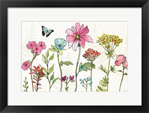 Framed Simply Petals V Print