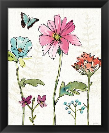 Framed Simply Petals VII Print