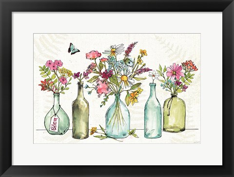 Framed Simply Petals I Print