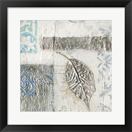 Framed Gracefully Blue IV Print