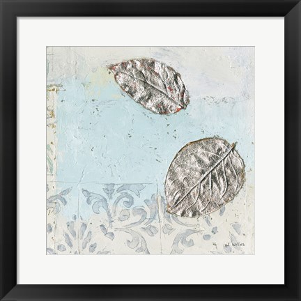 Framed Gracefully Blue II Print