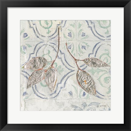 Framed Gracefully Blue III Print