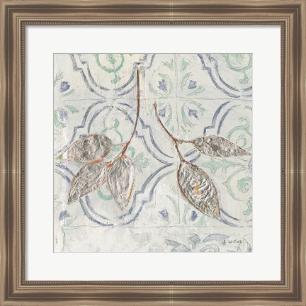 Framed Gracefully Blue III Print