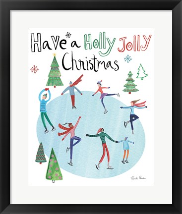 Framed Holiday Festivities II Print