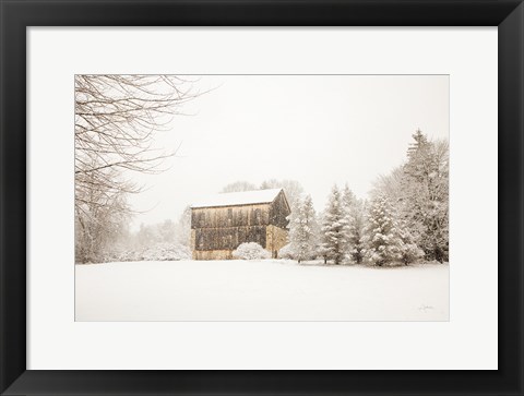 Framed First snow Print