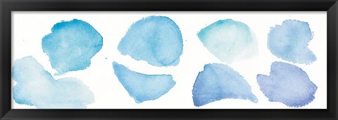 Framed Watercolor Stones II Print