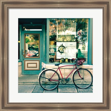 Framed Sunday Morning Bike Print