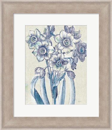 Framed Belle Fleur IV Crop Print