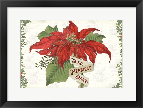 Framed Yuletide I Print