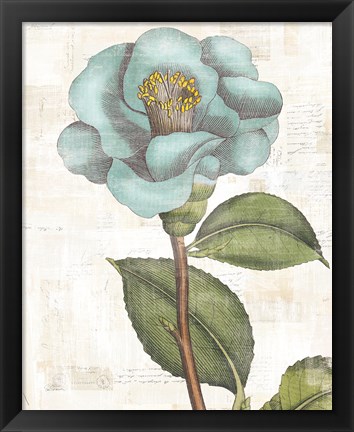 Framed Bloemen Boek V Print