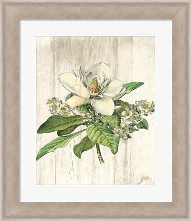 Framed Magnolia de Printemps no Words Print