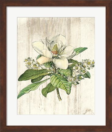 Framed Magnolia de Printemps no Words Print