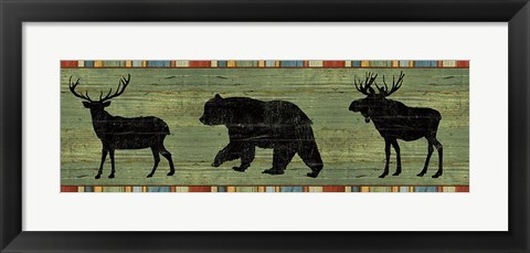 Framed Lake Lodge XIII Print