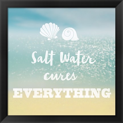 Framed Salt water Cure Print