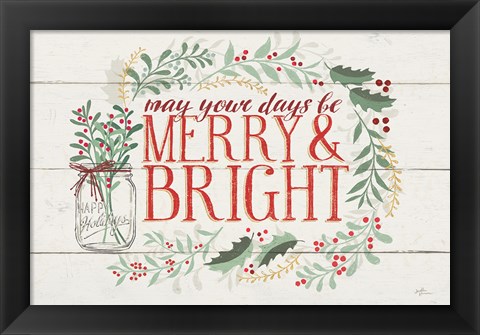 Framed Seasons Greetings I Print