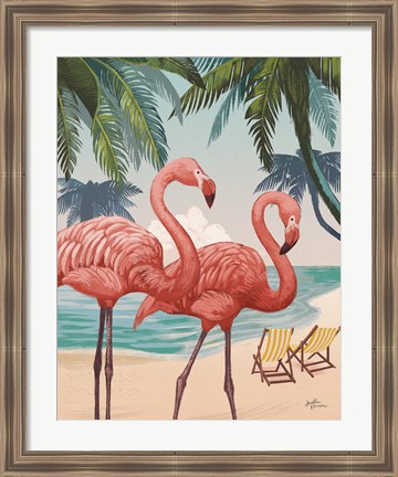 Framed Welcome to Paradise VIII Print