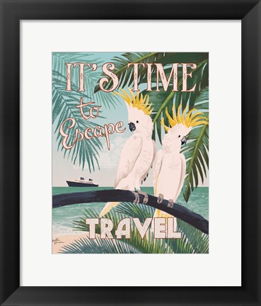 Framed Welcome to Paradise IV Print