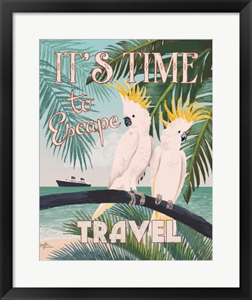 Framed Welcome to Paradise IV Print