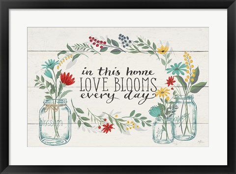 Framed Blooming Thoughts IX Print