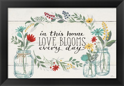 Framed Blooming Thoughts IX Print