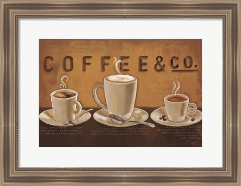 Framed Coffee and Co VI Print