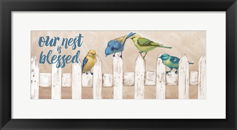 Framed Fly Away IV Blessed Print