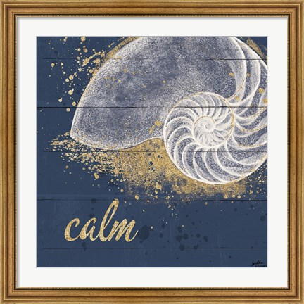 Framed Calm Seas IX Print