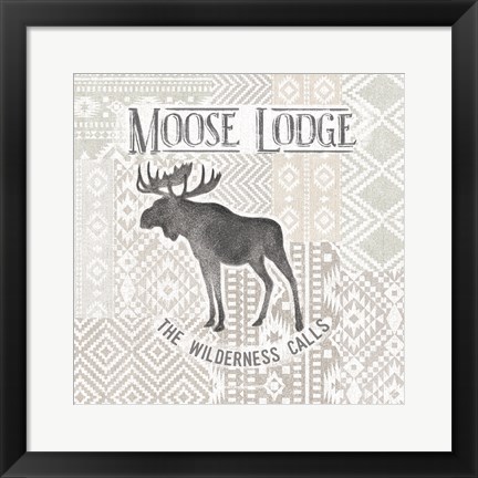 Framed Soft Lodge IV Print