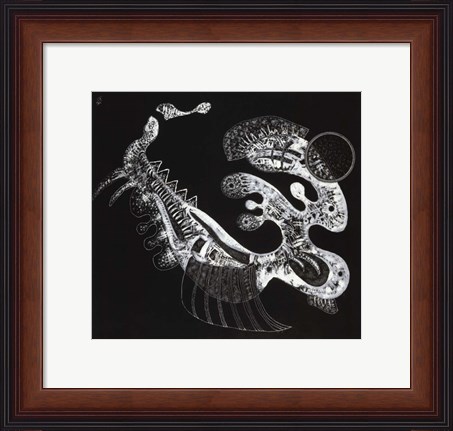 Framed Black and White, 20th Century Print