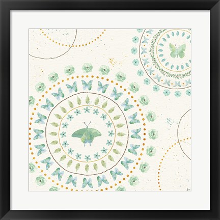 Framed Flutterby Blooms VIII Print