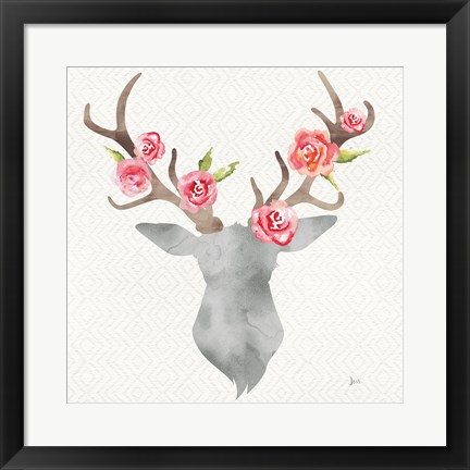 Framed Wild Bohemian I no gold Print