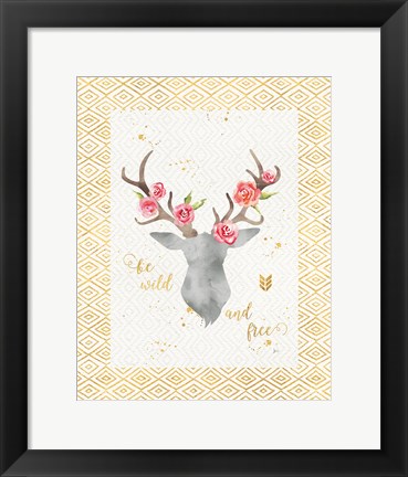 Framed Wild Bohemian I Print