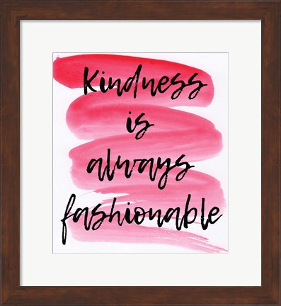 Framed Kindness Print
